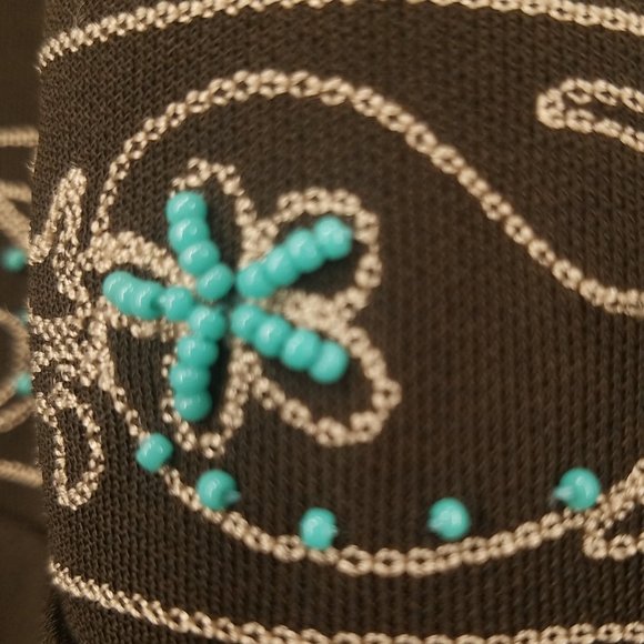 •~Gypsy Bohemian Embroidered Skirt~• - Picture 5 of 9